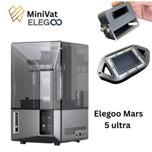 Mini Vat – Tanque e Vat Reduzido para Impressão 3D com Resinas alta carga inorgânica | Compatível Elegoo Mars 5 ultra
