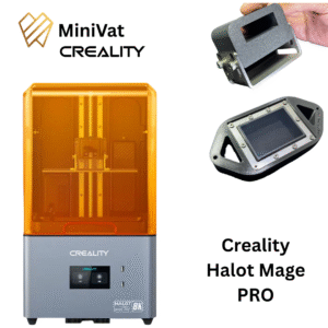 Mini Vat – Tanque e Vat Reduzido para Impressão 3D com Resinas alta carga inorgânica | Compatível Creality Halot Mage PRO