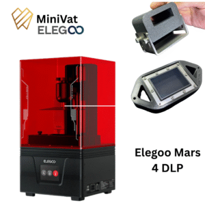 Mini Vat – Tanque e Vat Reduzido para Impressão 3D com Resinas alta carga inorgânica | Compatível Elegoo Mars 4 DLP